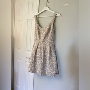 Gold shimmer dress